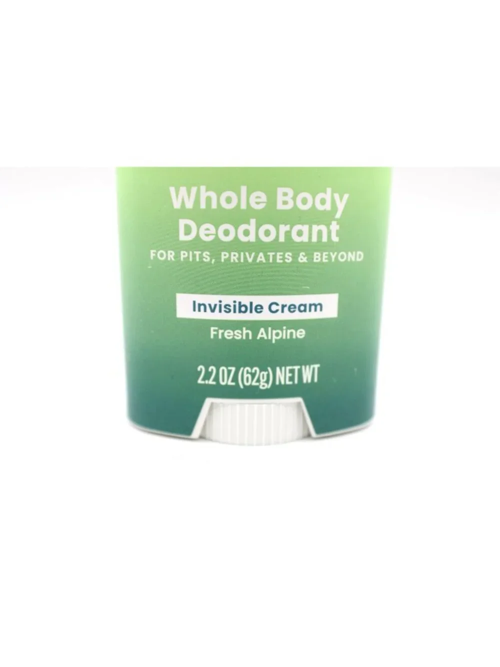 NEW Lume Whole Body Deodorant Fresh Alpine Invisible Cream 2.2 Oz Aluminum-Free